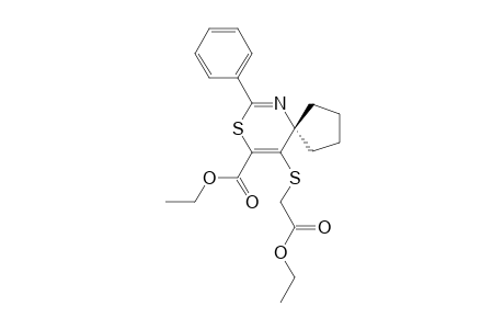 ETHYL-{10-{[(ETHOXYCARBONYL)-METHYL]-THIO}-7-PHENYL-8-THIA-6-AZASPIRO-[4.5]-DECA-6,9-DIENE-9-CARBOXYLATE}