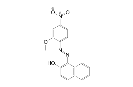 2-Naphthalenol, 1-[(2-methoxy-4-nitrophenyl)azo]-