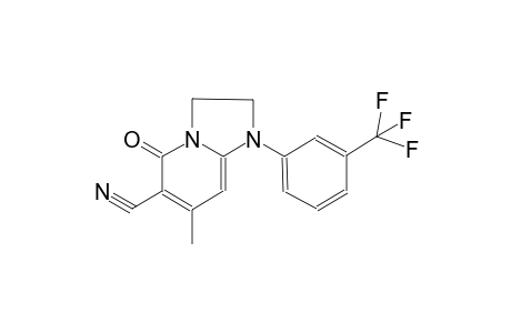 7-methyl-5-oxo-1-[3-(trifluoromethyl)phenyl]-1,2,3,5-tetrahydroimidazo[1,2-a]pyridine-6-carbonitrile