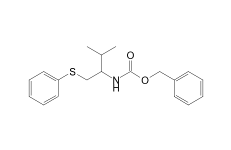 (2-Methyl-1-phenylsulfanylmethyl-propyl)-carbamic acid benzyl ester