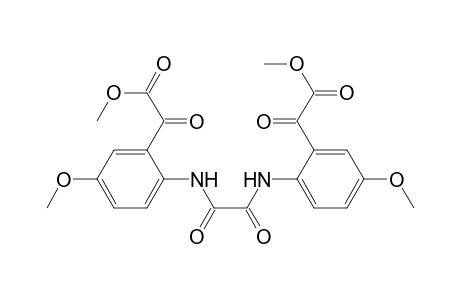 Benzeneacetic acid, 2,2'-[(1,2-dioxo-1,2-ethanediyl)diimino]bis[5-methoxy-.alpha.-oxo-, dimethyl ester