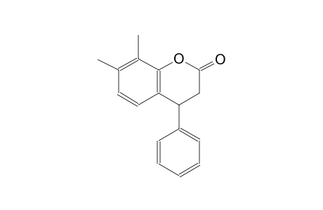 7,8-dimethyl-4-phenyl-2-chromanone