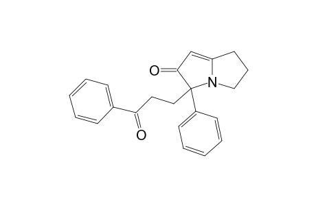 3-(3-keto-3-phenyl-propyl)-3-phenyl-6,7-dihydro-5H-pyrrolizin-2-one