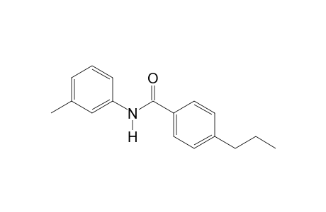 N-(3-Methylphenyl)-4-propylbenzamide