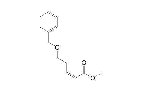 (Z)-5-benzoxypent-2-enoic acid methyl ester
