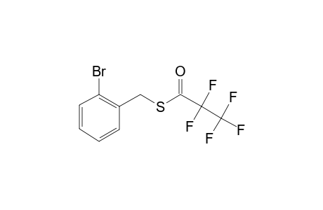 2-Bromobenzyl mercaptan, S-pentafluoropropionyl-