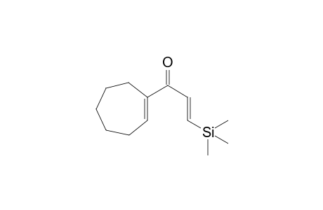 (E)-1-(1-Cycloheptenyl)-3-trimethylsilyl-2-propen-1-one