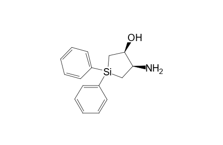 4-Amino-1,1-diphenyl-silolan-3-ol