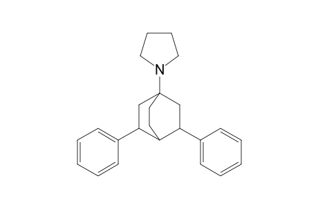 4-[Pyrrolidino]-6,7-diphenylbicyclo[2.2.2]octane