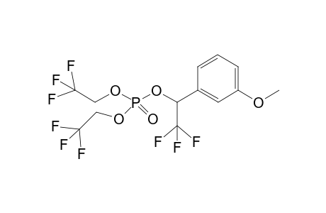 bis(2",2",2"-Trifluoroethyl)-[(.alpha.-trifluoromethyl)-3-methoxybenzyl]phosphate
