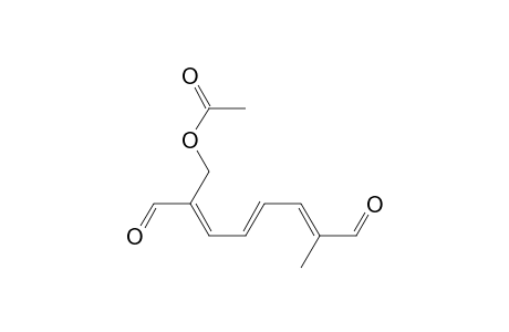 2,4,6-Octatrienedial, 2-[(acetyloxy)methyl]-7-methyl-, (E,E,E)-