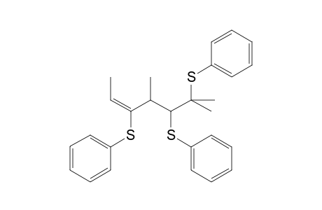 (E) and (Z)-(4R,5S)-4,6-Dimethyl-3,5,6-tris(phenylthio)hept-2-ene