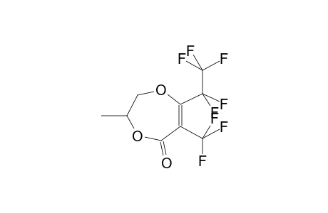 3-METHYL-6-TRIFLUOROMETHYL-5-PERFLUOROETHYL-2,3-DIHYDRO-1,4-DIOXEPIN-6-ONE-5