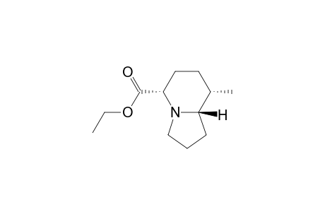 Ethyl (5S,8S,8aS)-octahydro-8-methylindolizine-5-carboxylate