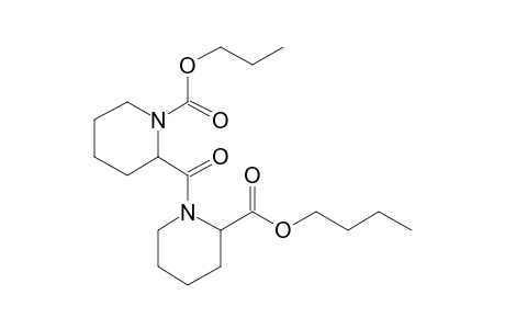 Pipecolylpipecolic acid, N-propoxycarbonyl-, butyl ester