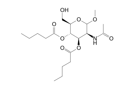 D-Mannopyranoside, methyl 2-(acetylamino)-2-deoxy-, 3,4-dipentanoate