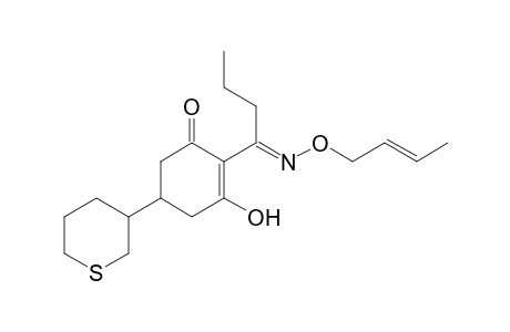 2-Cyclohexen-1-one, 2-[1-[(2-butenyloxy)imino]butyl]-3-hydroxy-5-(tetrahydro-2H-thiopyran-3-yl)-