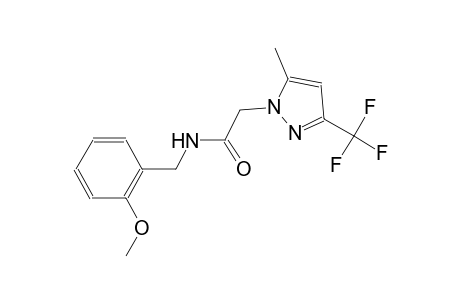 N-(2-methoxybenzyl)-2-[5-methyl-3-(trifluoromethyl)-1H-pyrazol-1-yl]acetamide