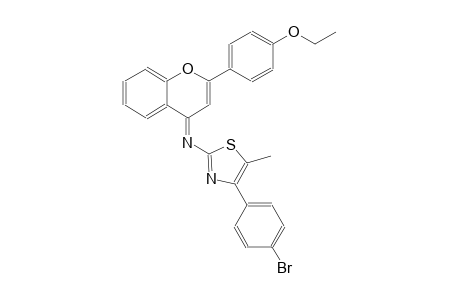 2-thiazolamine, 4-(4-bromophenyl)-N-[(4E)-2-(4-ethoxyphenyl)-4H-1-benzopyran-4-ylidene]-5-methyl-