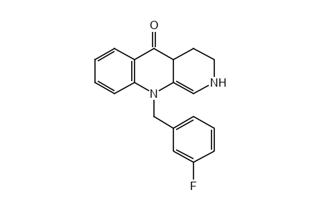 10-(m-fluorobenzyl)-2,3,4,4a-tetrahydrobenzo[b][1,7]naphthyridin-5(10H)-one