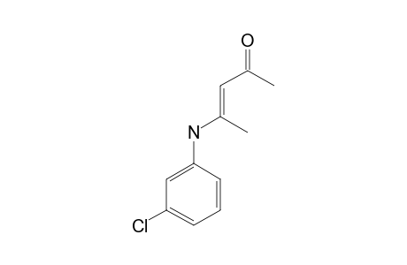 4-(N-(3-CHLOROPHENYL)-AMINO)-PENT-3-EN-2-ONE