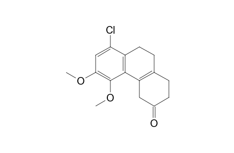 8-Chloro-5,6-dimethoxy-1,4,9,10-tetrahydrophenanthren-3(2H)-one