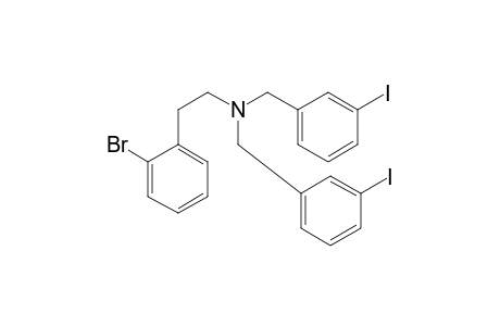 N,N-Bis(3-iodobenzyl)-2-bromobenzeneethanamine