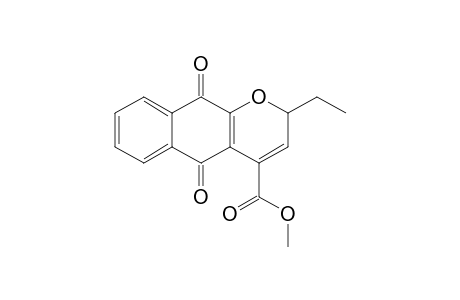 Methyl 2-ethyl-5,10-dihydro-5,10-dioxo-2H-benzo[g]-chromene-4-carboxylate