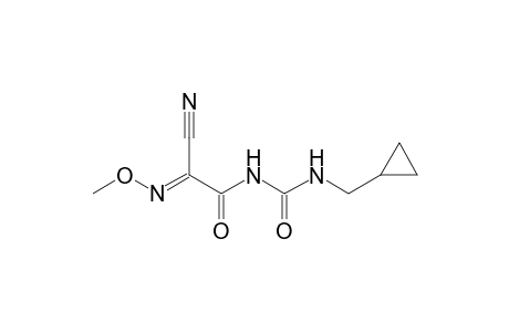 Acetamide, 2-cyano-N-[[(cyclopropylmethyl)amino]carbonyl]-2-(methoxyimino)-