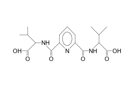 N,N'-Bis(1S-carboxy-2-methylpropyl)-2,6-bis(aminocarbonyl)-pyridine