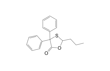 1,3-Oxathiolan-5-one, 4,4-diphenyl-2-propyl-