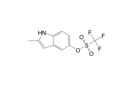 (2-Methyl-1H-indol-5-yl) trifluoromethanesulfonate