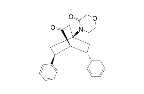 (6-RS,7-RS)-(+/-)-4-(2-OXOMORPHOLINO)-6,7-DIPHENYLBICYCLO-[2.2.2]-OCTAN-2-ONE
