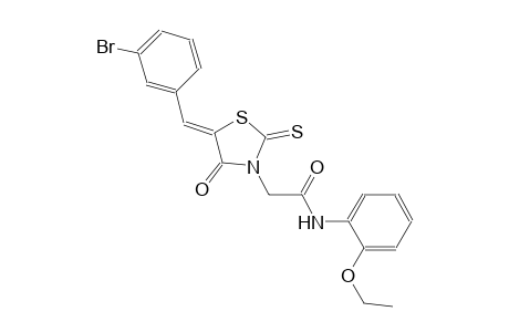 3-thiazolidineacetamide, 5-[(3-bromophenyl)methylene]-N-(2-ethoxyphenyl)-4-oxo-2-thioxo-, (5Z)-