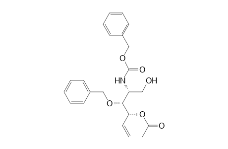 (2R,3R,4R)-4-Acetoxy-3-benzoxy-2-[N-(benzxoxycarbonyl)amino]-5-hexen-1-ol