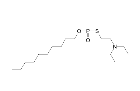 2-[decoxy(methyl)phosphoryl]sulfanyl-N,N-diethyl-ethanamine