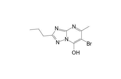 [1,2,4]triazolo[1,5-a]pyrimidin-7-ol, 6-bromo-5-methyl-2-propyl-