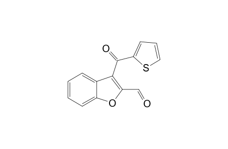 3-(thiophene-2-carbonyl)benzofuran-2-carbaldehyde