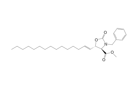 (-)-(E,4R,5S)-Methyl 3-Benzyl-4-oxycarbonyl-5-(1-pentadecenyl)oxazolidin-2-one