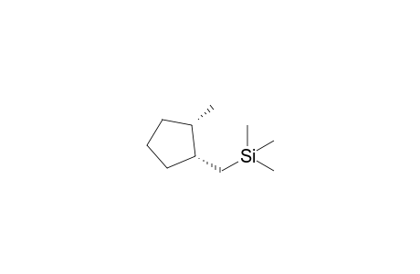 cis-2-Methyl-1-[(trimethylsilyl)methyl]cyclopentane-