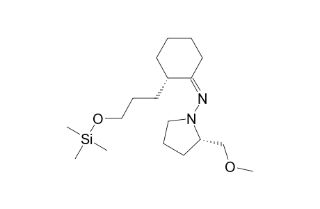 (+)-(2S,2's)-2-Methoxymethyl-1-(2-(3-trimethylsilyloxy-propyl)-cyclohexylideneamino)-pyrrolidine