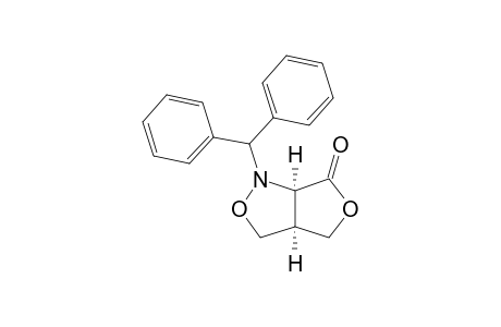 (3aS,6aR)-Tetrahydro-1-(diphenylmethyl)-1H,6H-furo[3,4-c]isoxazol-6-one