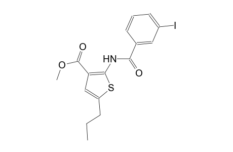 methyl 2-[(3-iodobenzoyl)amino]-5-propyl-3-thiophenecarboxylate