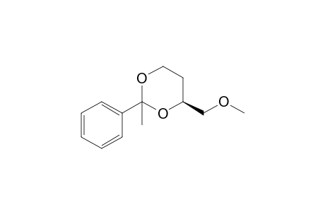 (4S )-4-(Methoxymethyl)-2-methyl-2-phenyl-1,3-dioxan