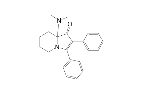 8a-Dimethylamino-2,3-diphenyl-1-oxo-1,5,6,7,8,8a-hexahydroindolizine
