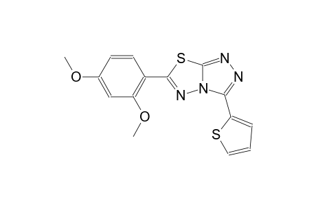 [1,2,4]triazolo[3,4-b][1,3,4]thiadiazole, 6-(2,4-dimethoxyphenyl)-3-(2-thienyl)-