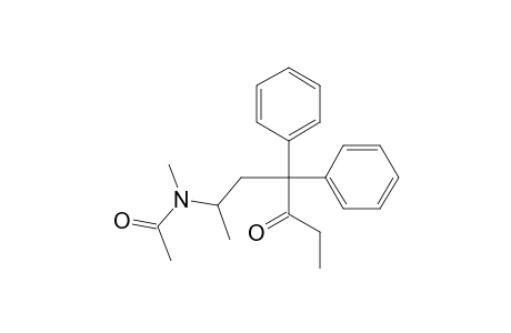 2-(N-methyl-N-acetylamino)-4,4-diphenyl-4-ethylcarbonylbutane