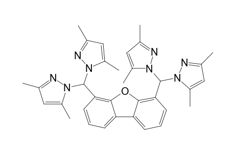 4,6-Bis[bis(3,5-dimethylpyrazolyl)methyl]dibenzofuran