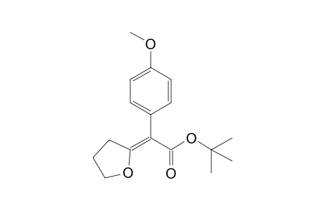t-Butyl 2-[4',5'-dihydrofuran-2(3H)-ylidene]-2-(p-methoxyphenyl)-acetate