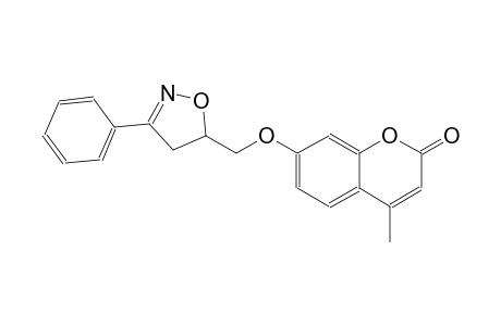 4-methyl-7-[(3-phenyl-4,5-dihydro-5-isoxazolyl)methoxy]-2H-chromen-2-one